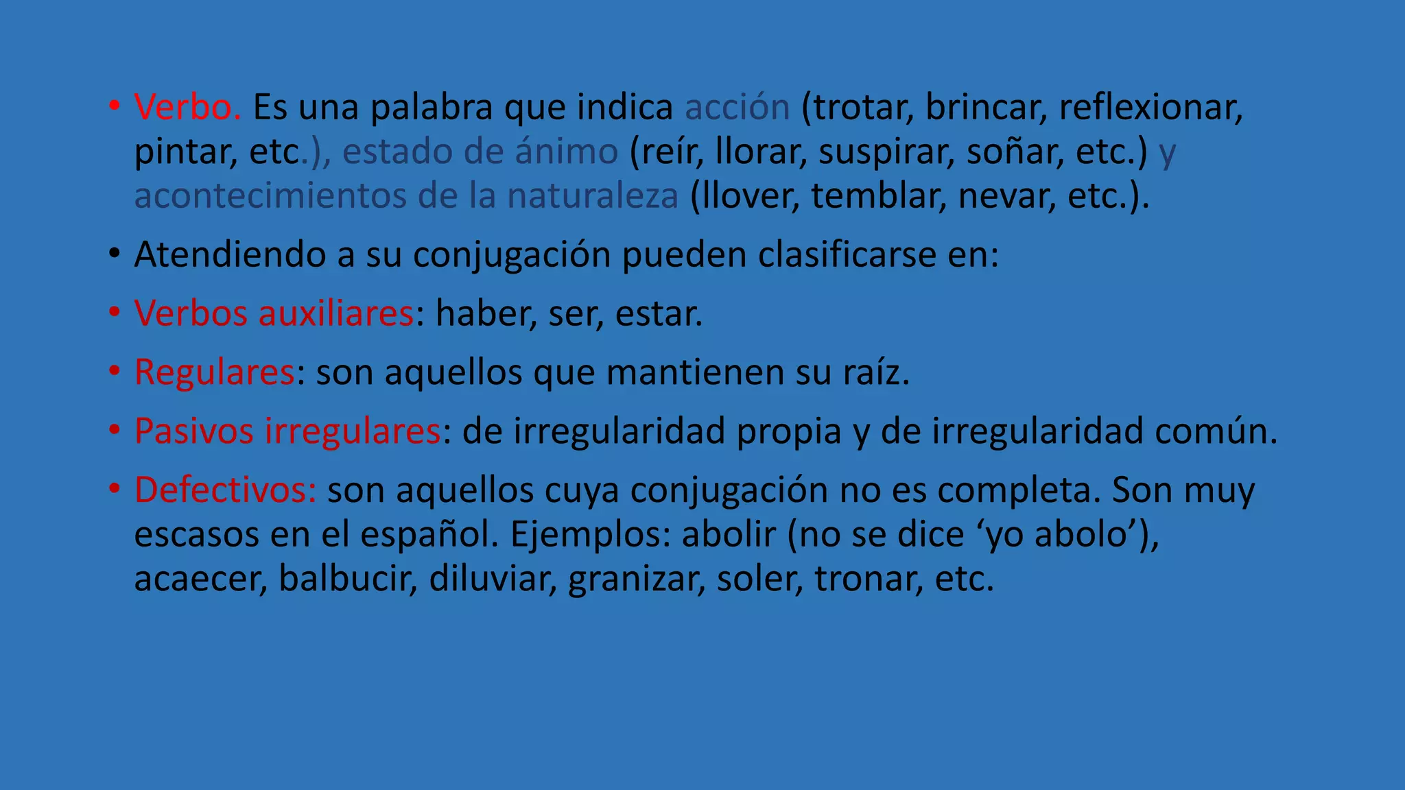 Partes variables e invariables de la oración. | PPTX