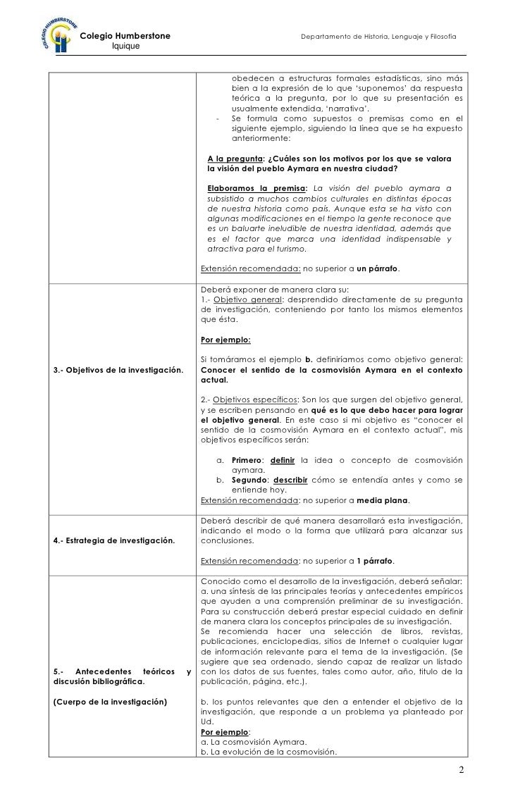 Partes y etapas de un proyecto de investigación