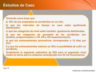Estudios de CasoIntroducción a la Minería de Datos