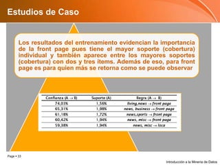 Estudios de CasoIntroducción a la Minería de Datos