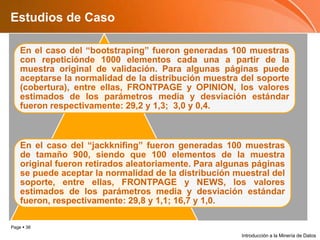 Estudios de CasoIntroducción a la Minería de Datos