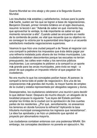 Guerra Mundial se vino abajo y dio paso a la Segunda Guerra
Mundial.
Los resultados más estables y satisfactorios, incluso...