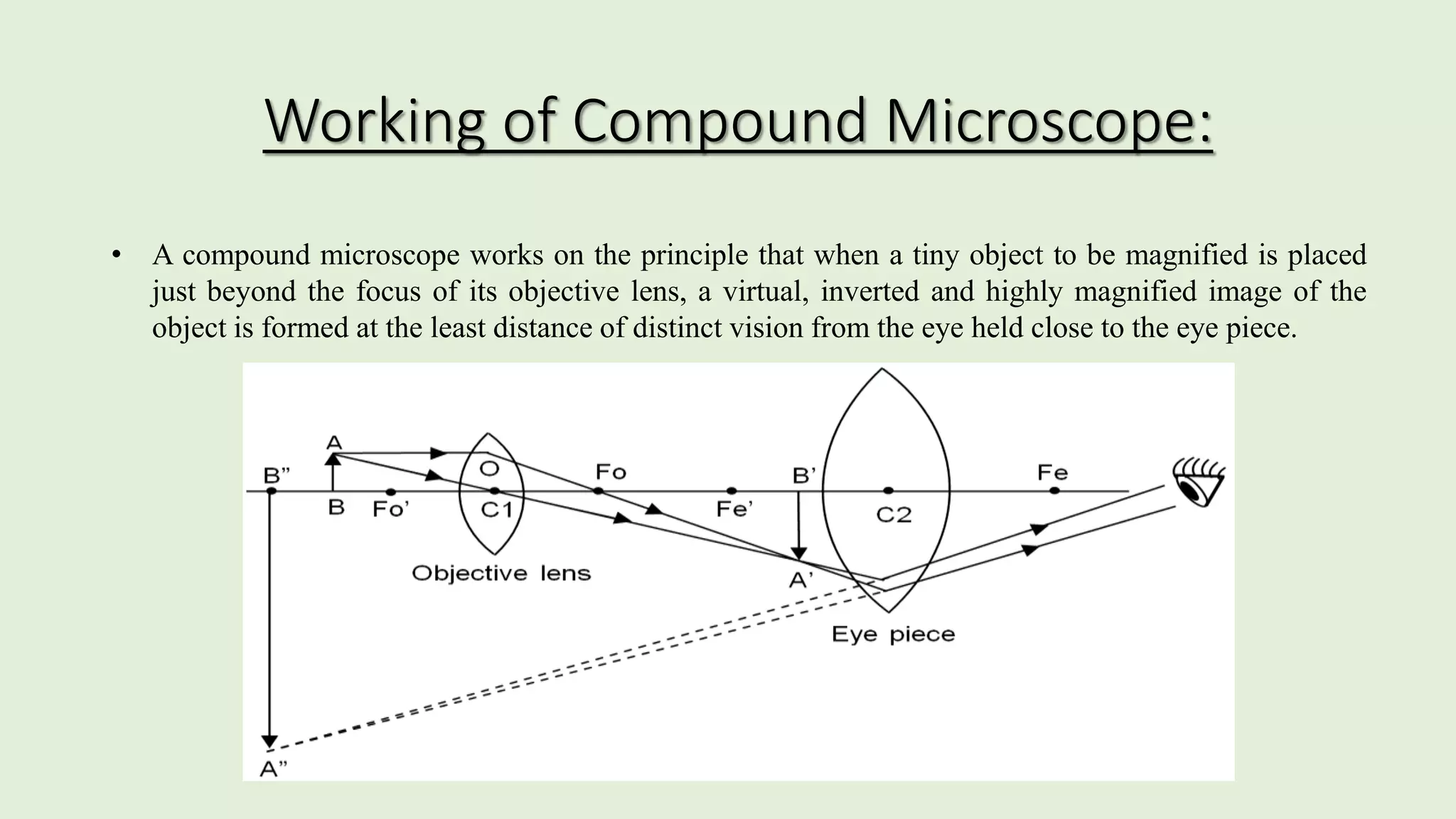 Compound Microscope and Its Forensic Applications | PPT