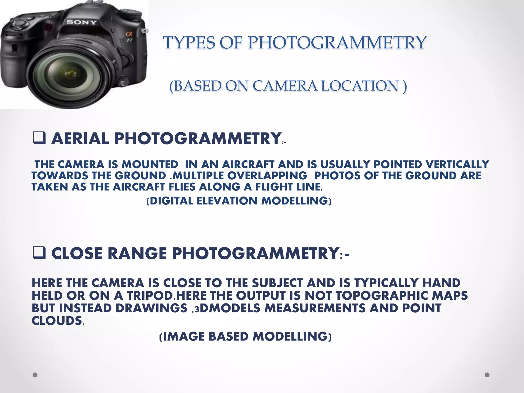 Partha Presentation on Photogrammetry | PPTX