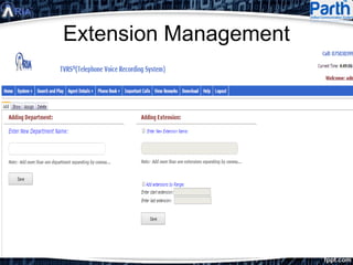 Extension Management
 