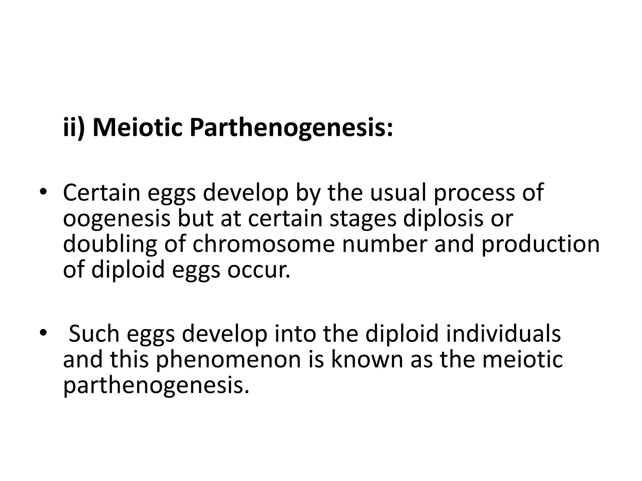 Parthenogenesis | PPTX