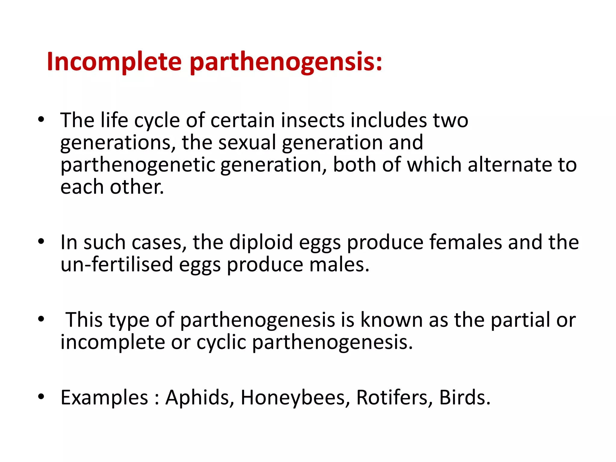 Parthenogenesis | PPTX