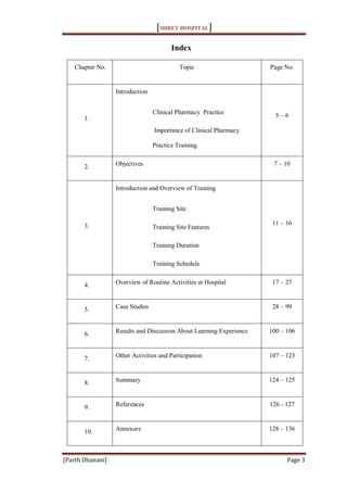 Clinical Pharmacy Practice Experience | PDF