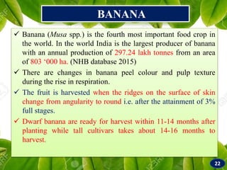 Physiological maturity indices in tropical fruit crops | PPTX