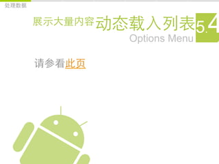 Options Menu
                4
               5.
 