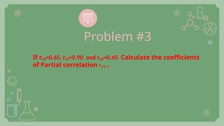 Partial Correlation of Coefficient - Values of r₁₂.₃, r₂₃.₁ & r₁₃.₂ | PPTX