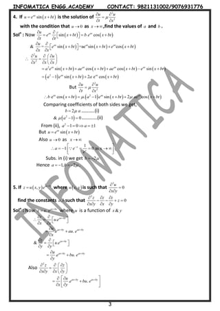 Partial Differentiation
