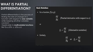 PARTIAL DIFFERENTIATION BY ASTIK PANDEY.pptx