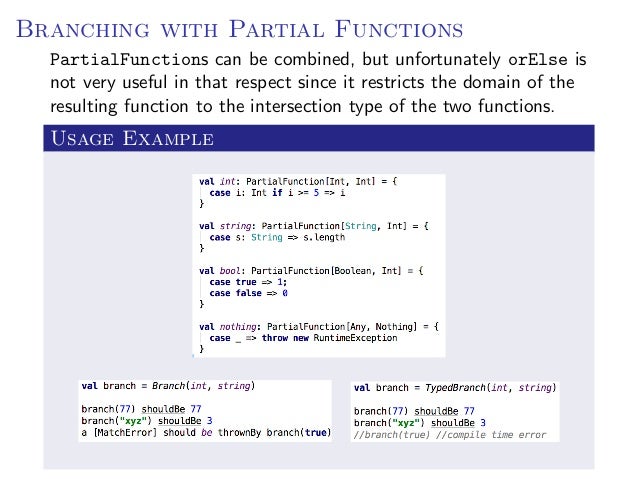 Partial Functions In Scala