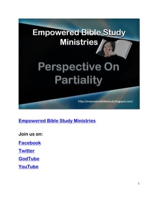Empowered Bible Study Ministries

Join us on:
Facebook
Twitter
GodTube
YouTube


                                   1
 