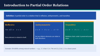 Partial Order Relation Simple Example partial_ordering_hasse..............pptx