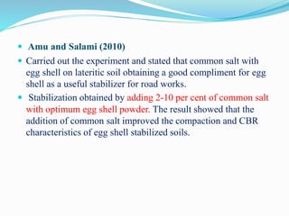 Partial replacement of cement with glass powder and egg shell ash in ...