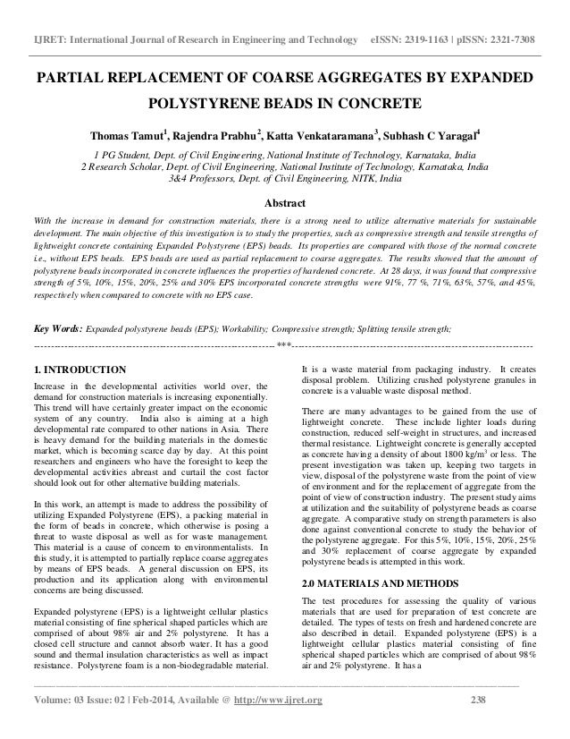 Polystyrene research papers image