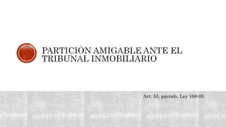 Art. 55, párrafo. Ley 108-05
 