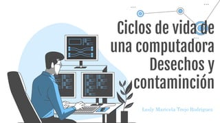 Ciclos de vida de
una computadora
Desechos y
contaminción
Lesly Maricela Trejo Rodriguez
 