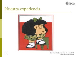 Nuestra experiencia  