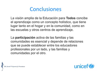 Participación de la familia en la educación inclusiva | PPTX