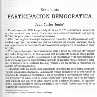 Participación democratica