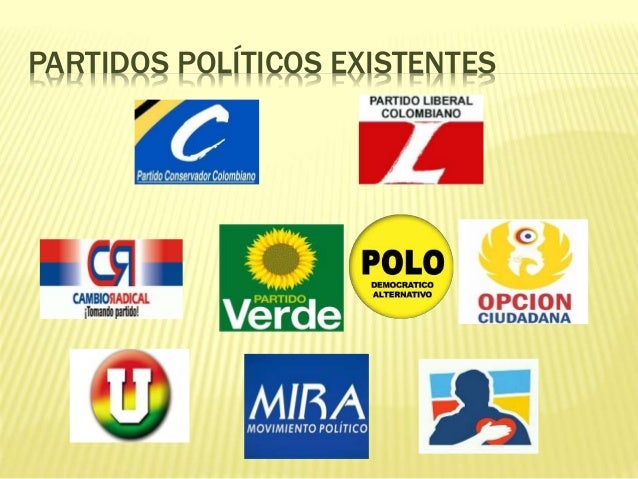 Resultado de imagen para LOS PARTIDOS POLITICOS EN COLOMBIA