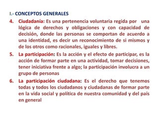 Participación y Control Ciudadano - Comité de Vigilancia y Control.pptx