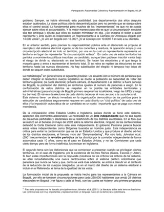 Participación, Racionalidad Colectiva y Representación en Bogotá, No.24
gobierno Samper, se había eliminado esta posibilid...