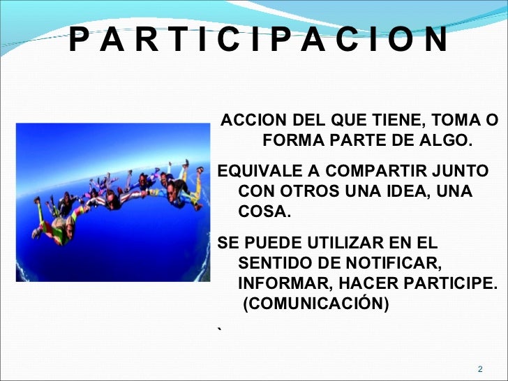 Participacion