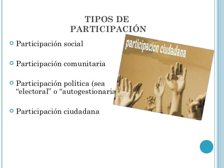 Participacion ciudadana