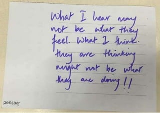 Participant share their input on the Design Thinking summit workshop