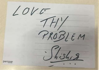 Participant share their input on the Design Thinking summit workshop