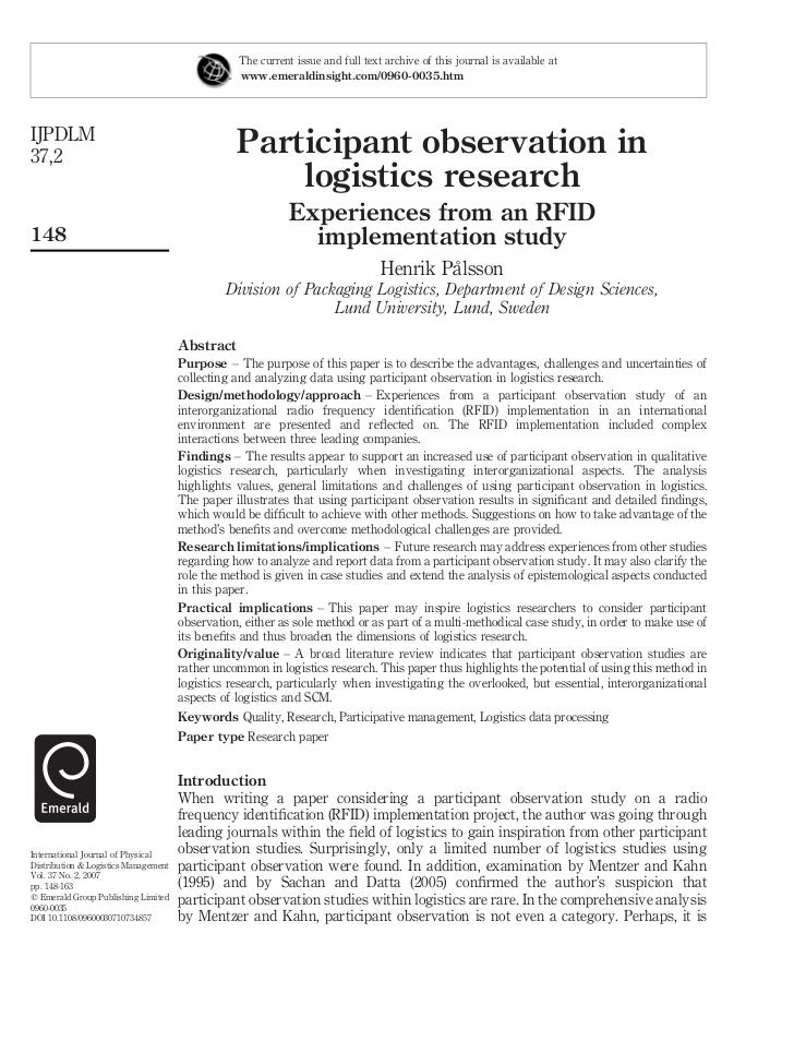 Participant observation