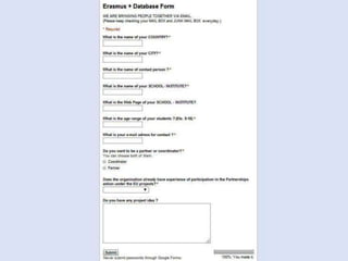 εγγραφη σχολειου στο Participants portal