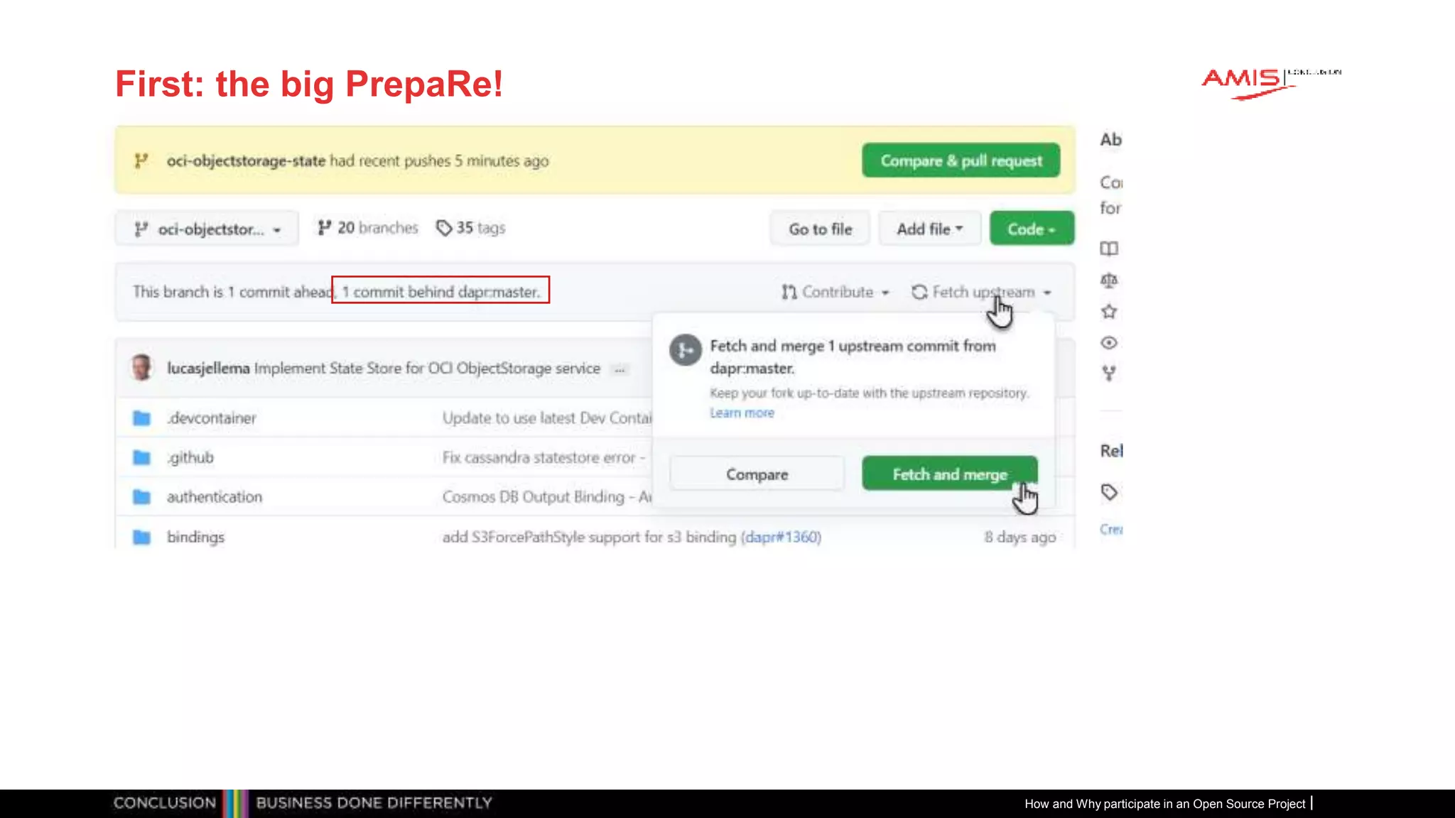 Publiek
First: the big PrepaRe!
How and Why participate in an Open Source Project
 