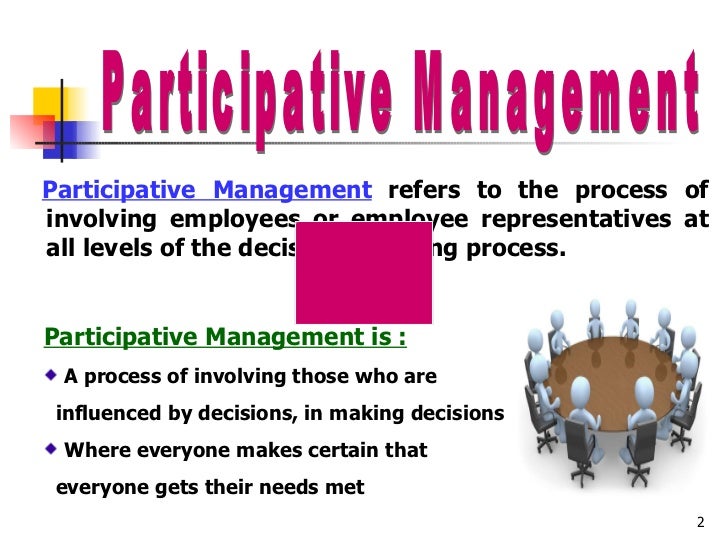 Term paper on participative management