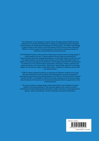 Participatory Communication Strategy Design