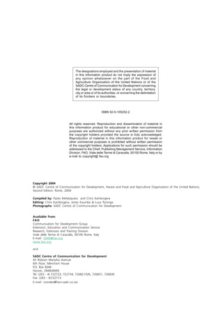 Participatory Communication Strategy Design