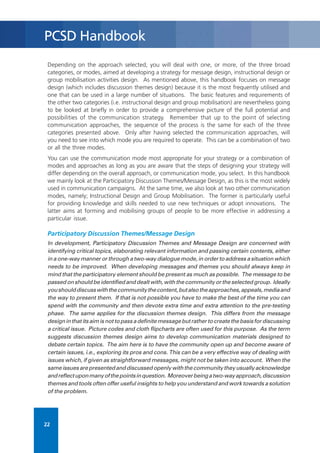 Participatory Communication Strategy Design