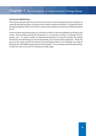 Participatory Communication Strategy Design