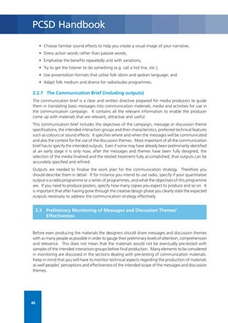 Participatory Communication Strategy Design