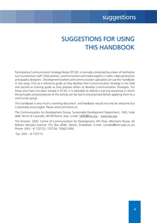 Participatory Communication Strategy Design