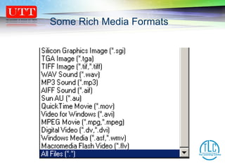 Some Rich Media Formats 