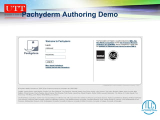 Pachyderm Authoring Demo 