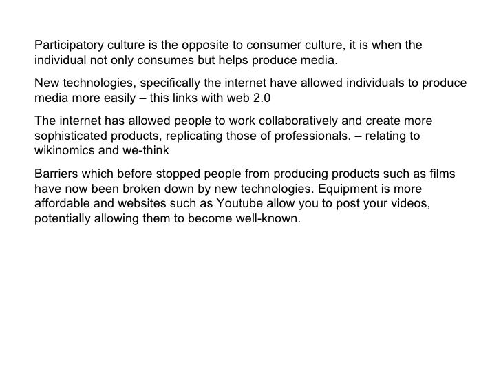 Participatory Culture