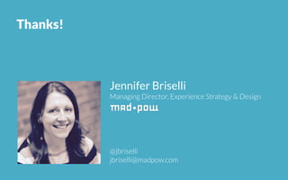 MadPow Webinar: Participatory Design - Discovering Unmet Needs & New Solutions