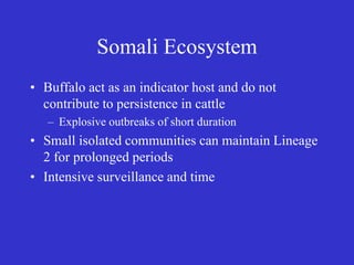 Participatory epidemiology and the use of models to design control strategies