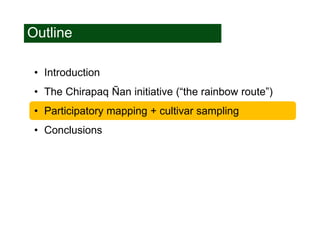 Participatory mapping for the systematic monitoring of biodiversity